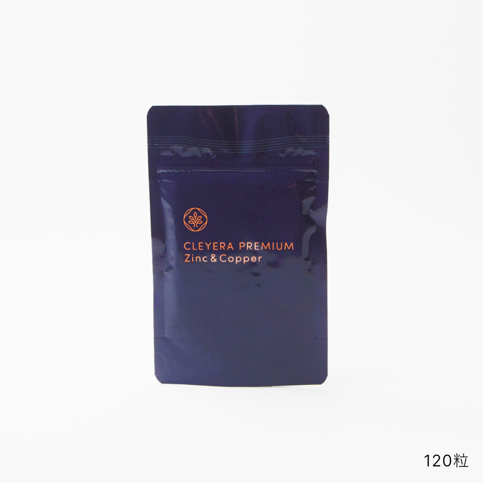 CLEYERA PREMIUM Zinc & Copper パウチ(120粒)